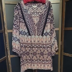 Avenue Floral Patterned Tunic Top